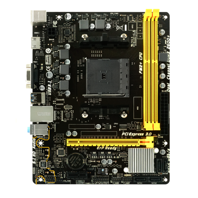 TARJETA MADRE BIOSTAR A68MHE DDR3 HDMI PCIE SATA AMD APU SERIES FM2+