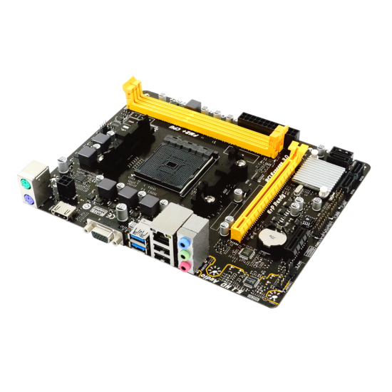 TARJETA MADRE BIOSTAR A68MHE DDR3 HDMI PCIE SATA AMD APU SERIES FM2+
