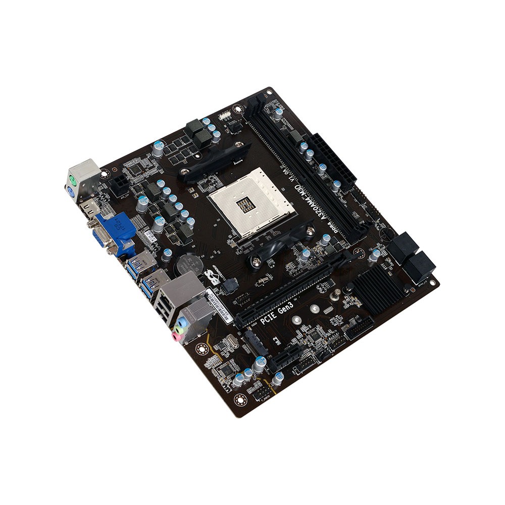 TARJETA MADRE ECS A320AM4-M3D RYZEN AM4 2xDDR4 2xPCIe GIGALAN USB HDMI