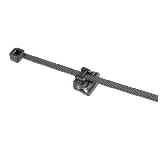 Cincho de Nylon 6.6 Solar Clip, 188mm largo x 14mm ancho, Color Negro,