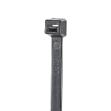 Cincho de Nylon 6.6 Solar Clip, 188mm largo x 14mm ancho, Color Negro,