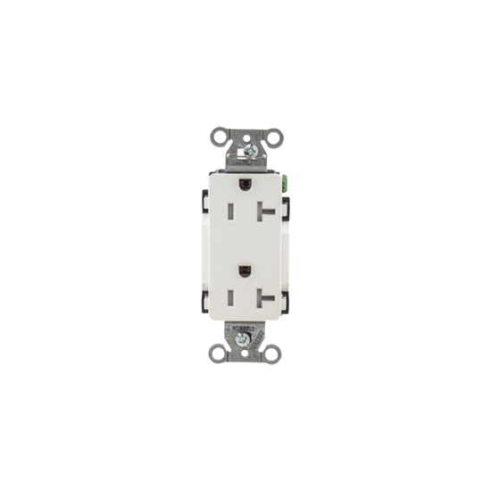 Contacto Duplex Decorador 20 A 125V / Resistente a manipulaciones / 2