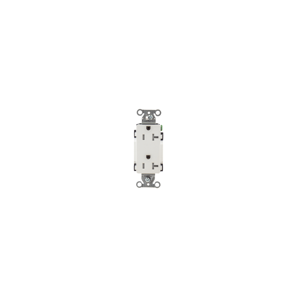 Contacto Duplex Decorador 20 A 125V / Resistente a manipulaciones / 2