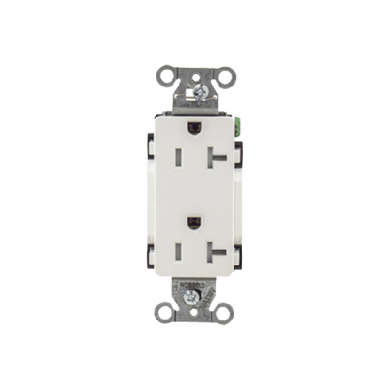 Contacto Duplex Decorador 20 A 125V / Resistente a manipulaciones / 2