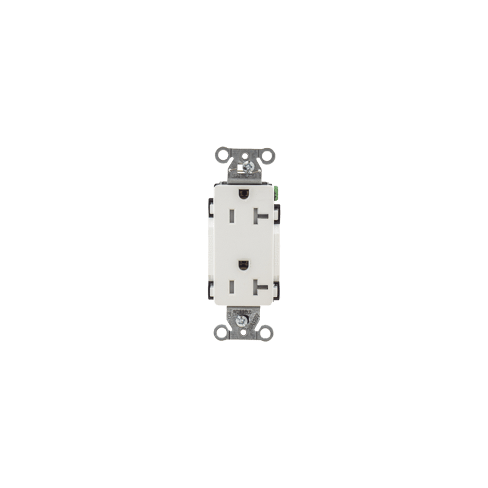 Contacto Duplex Decorador 20 A 125V / Resistente a manipulaciones / 2