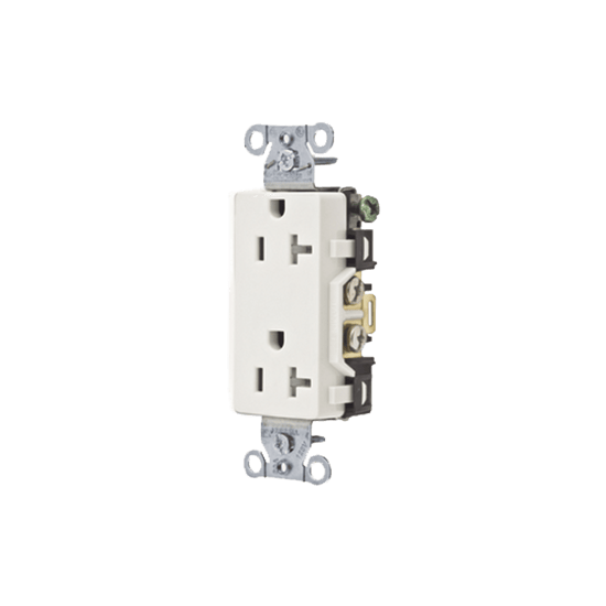 Contacto Duplex Decorador 20 A 125V / Resistente a manipulaciones / 2