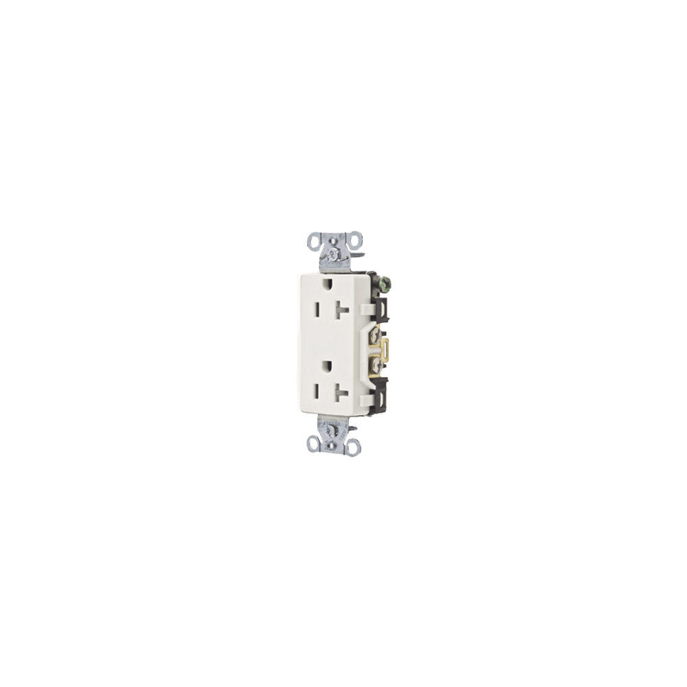 Contacto Duplex Decorador 20 A 125V / Resistente a manipulaciones / 2