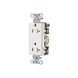 Contacto Duplex Decorador 20 A 125V / Resistente a manipulaciones / 2