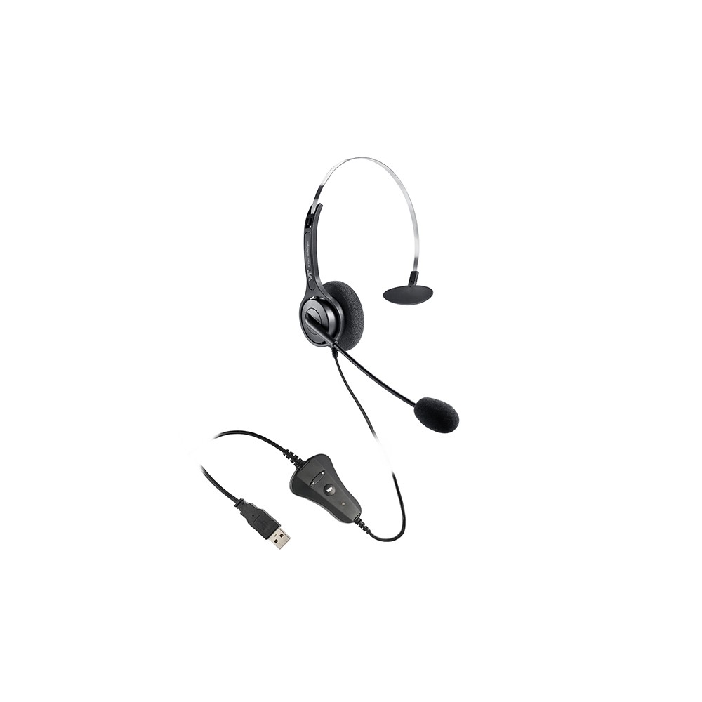 VT1500-USB-M, Diadema Monoaural, Conector USB