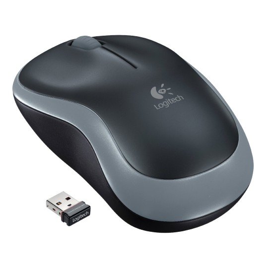 MOUSE LOGITECH M185 GRIS INALAMBRICO USB (910-002225)