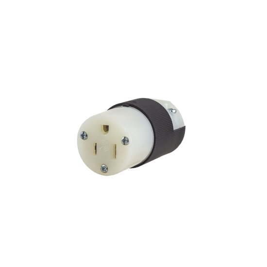 Conector Entrada Recta/ 15A 125V/ 2 Polos 3 Hilos/ Nema 5-15R/ Grado I