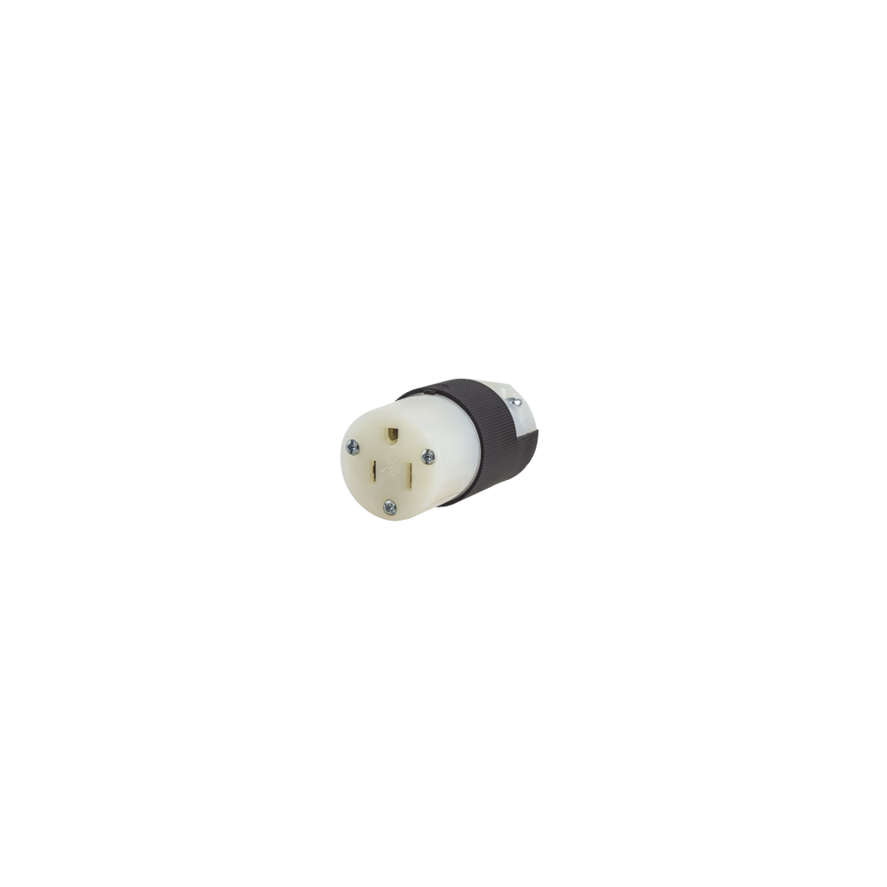 Conector Entrada Recta/ 15A 125V/ 2 Polos 3 Hilos/ Nema 5-15R/ Grado I