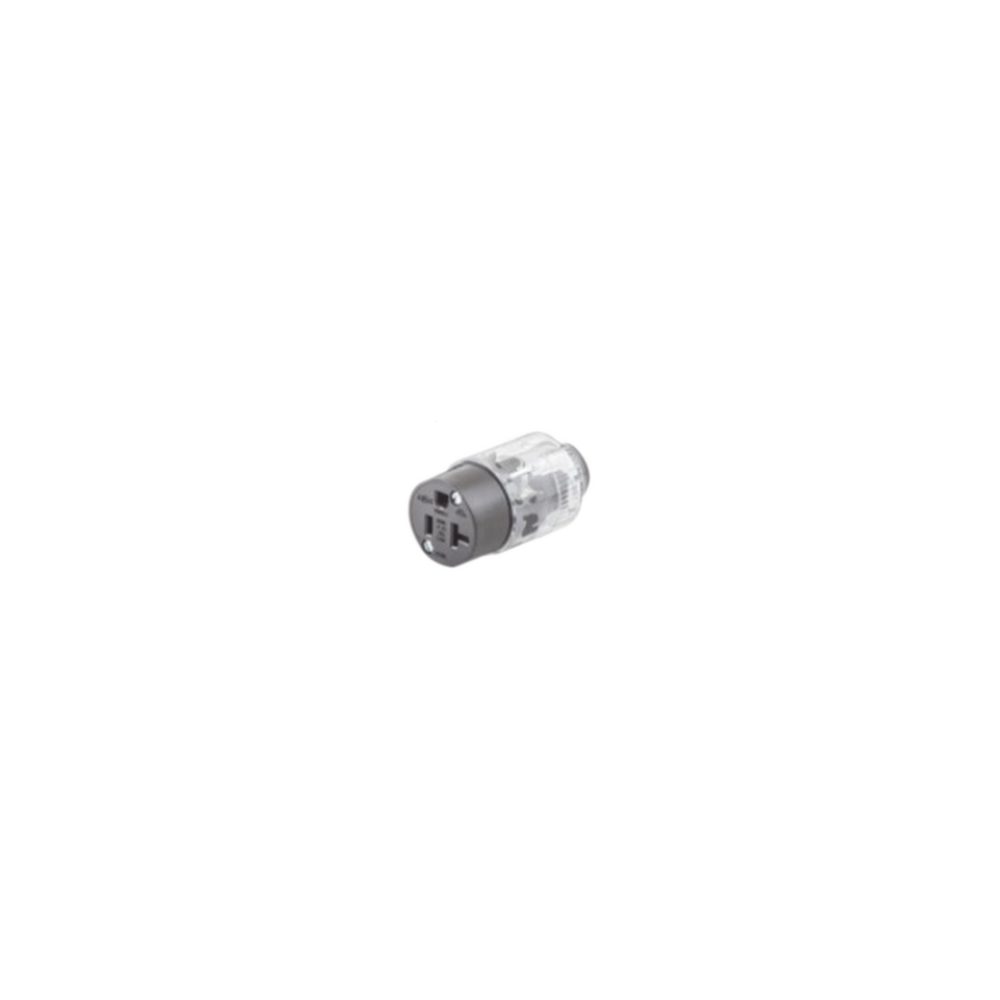Conector Iluminado 20 A 125 V CA 2 Polos 3 Hilos (Nema 5-20R).