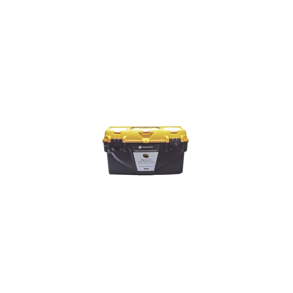 Caja Porta Herramientas 17", 44x26x23 cm Bicolor con Compartimientos p