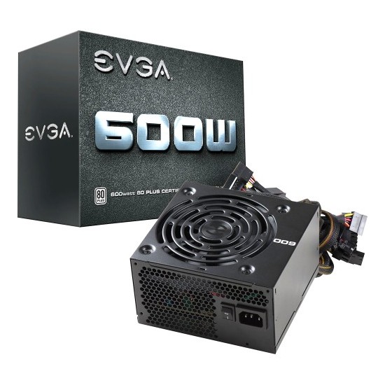 FUENTE DE PODER EVGA 100-W1-0600-K1 600W 80 PLUS