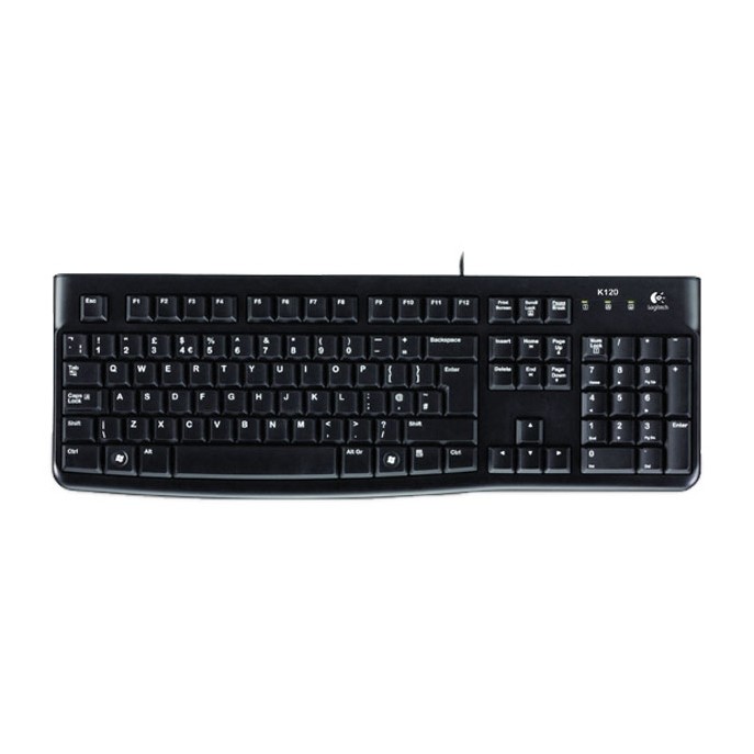TECLADO LOGITECH K120 ALAMBRICO USB NEGRO (920-004422)