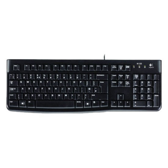 TECLADO LOGITECH K120 ALAMBRICO USB NEGRO (920-004422)