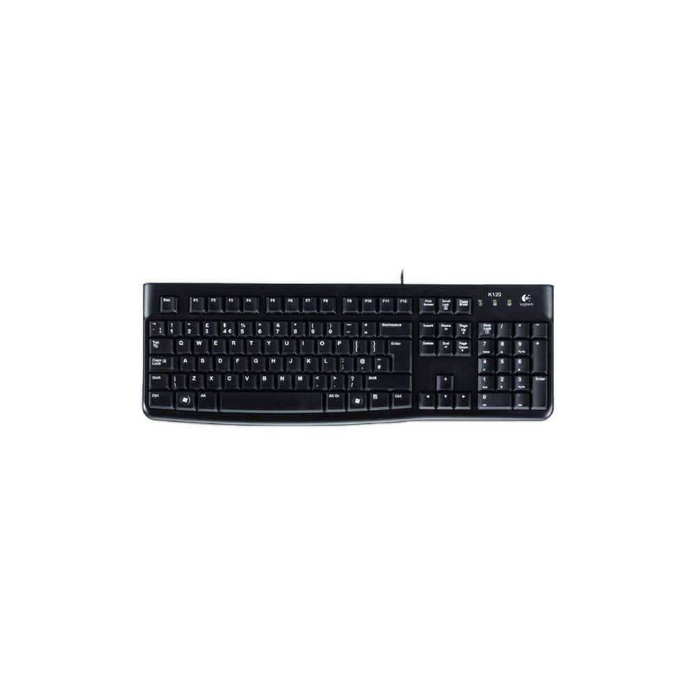 TECLADO LOGITECH K120 ALAMBRICO USB NEGRO (920-004422)