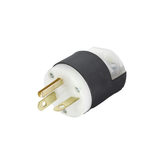 Clavija Entrada Recta/ 20 A 250 V CA/ 2 Polos 3 Hilos/ Nema 6-20 P/Gra