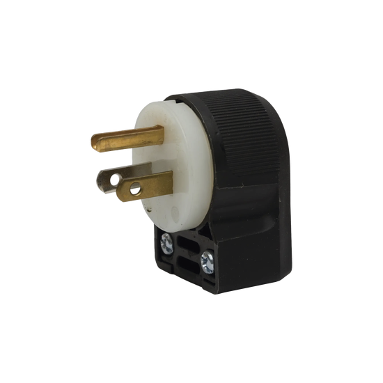 Clavija Entrada Recta en Angulo/ 15A 125V/ 2 Polos 3 Hilos/ Nema 5-15P