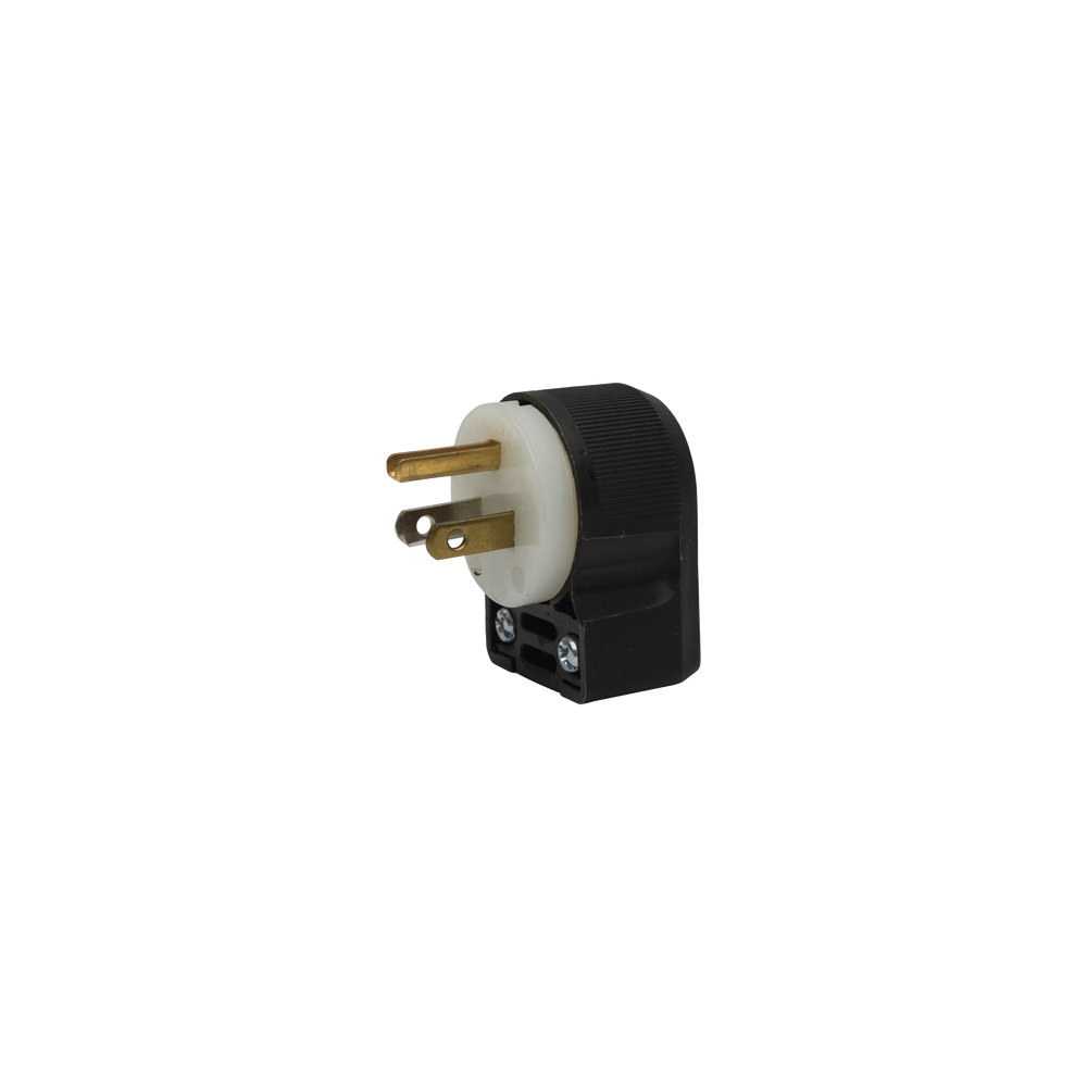 Clavija Entrada Recta en Angulo/ 15A 125V/ 2 Polos 3 Hilos/ Nema 5-15P