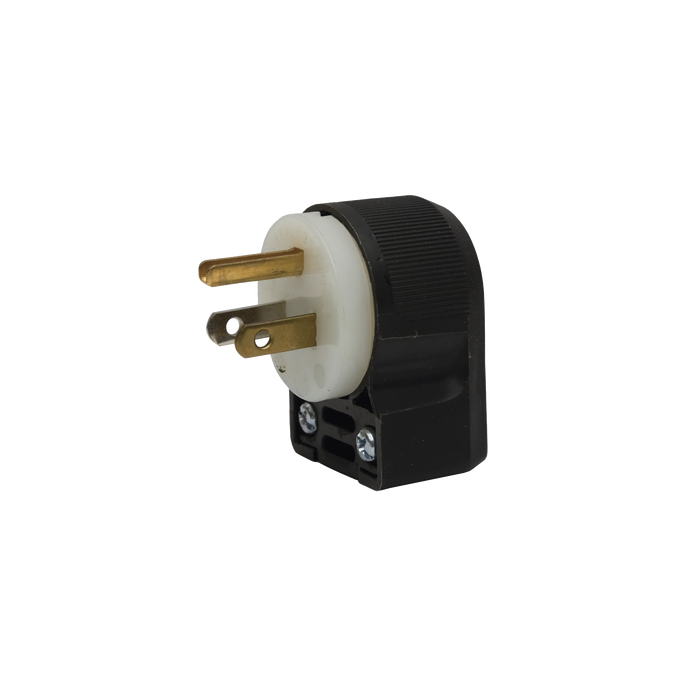 Clavija Entrada Recta en Angulo/ 15A 125V/ 2 Polos 3 Hilos/ Nema 5-15P
