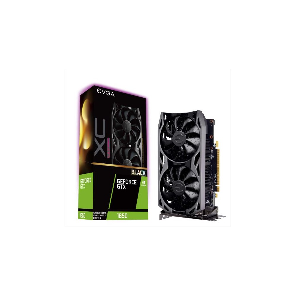 TARJETA DE VIDEO EVGA 04G-P4-1155-KR GE FORCE GTX 1650 CX ULTRA BLACK