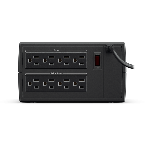 REGULADOR CYBERPOWER MODELO CL1000VR 1000VA/500W 8 CONTACTOS