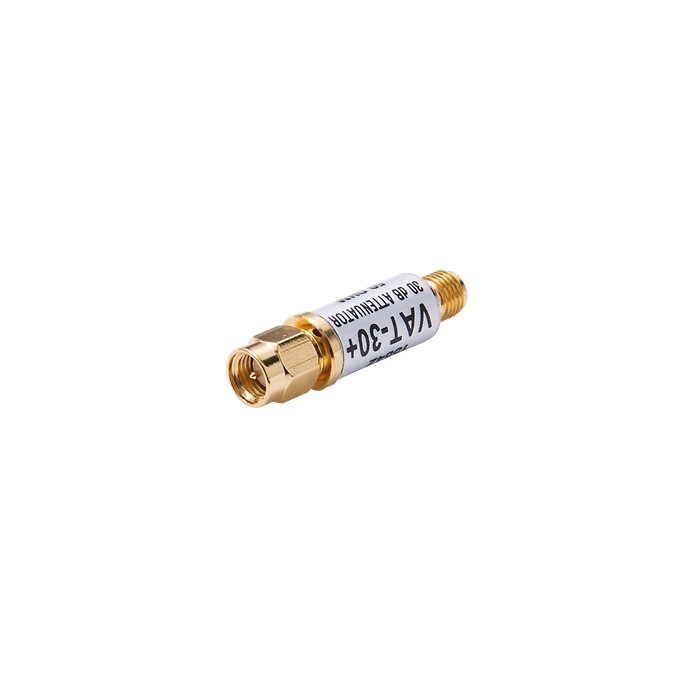 Atenuador en Línea de 30 dB, 0.5W, CD-6 GHz, Conectores SMA Macho-Hemb