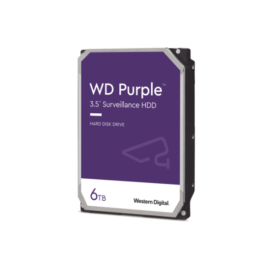 Disco Duro PURPLE de 6TB / 3 AÑOS DE GARANTÍA / Para Videovigilancia