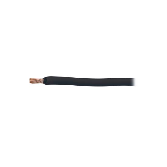 Cable Eléctrico 16 AWG Color Negro, Conductor de Cobre Suave Cableado.