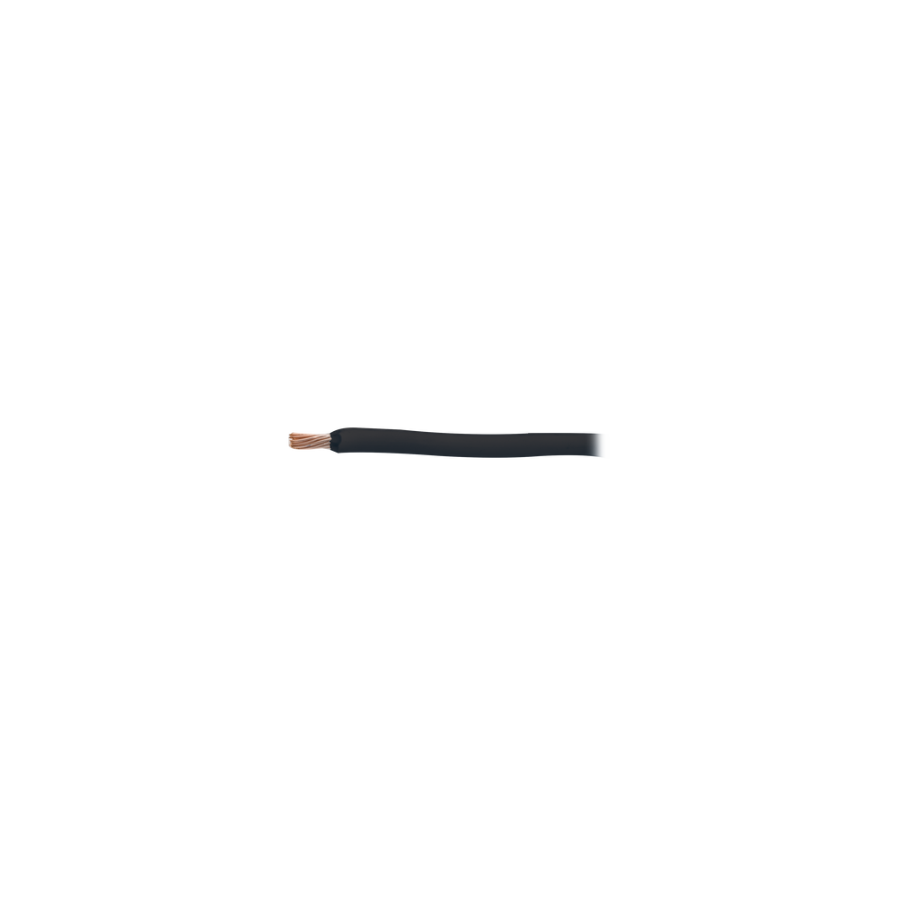 Cable Eléctrico 16 AWG Color Negro, Conductor de Cobre Suave Cableado.
