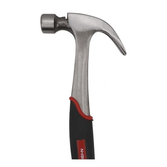 Martillo Uso Rudo de Acero Forjado de 16 oz. con Uña Curva. Con Sujeta