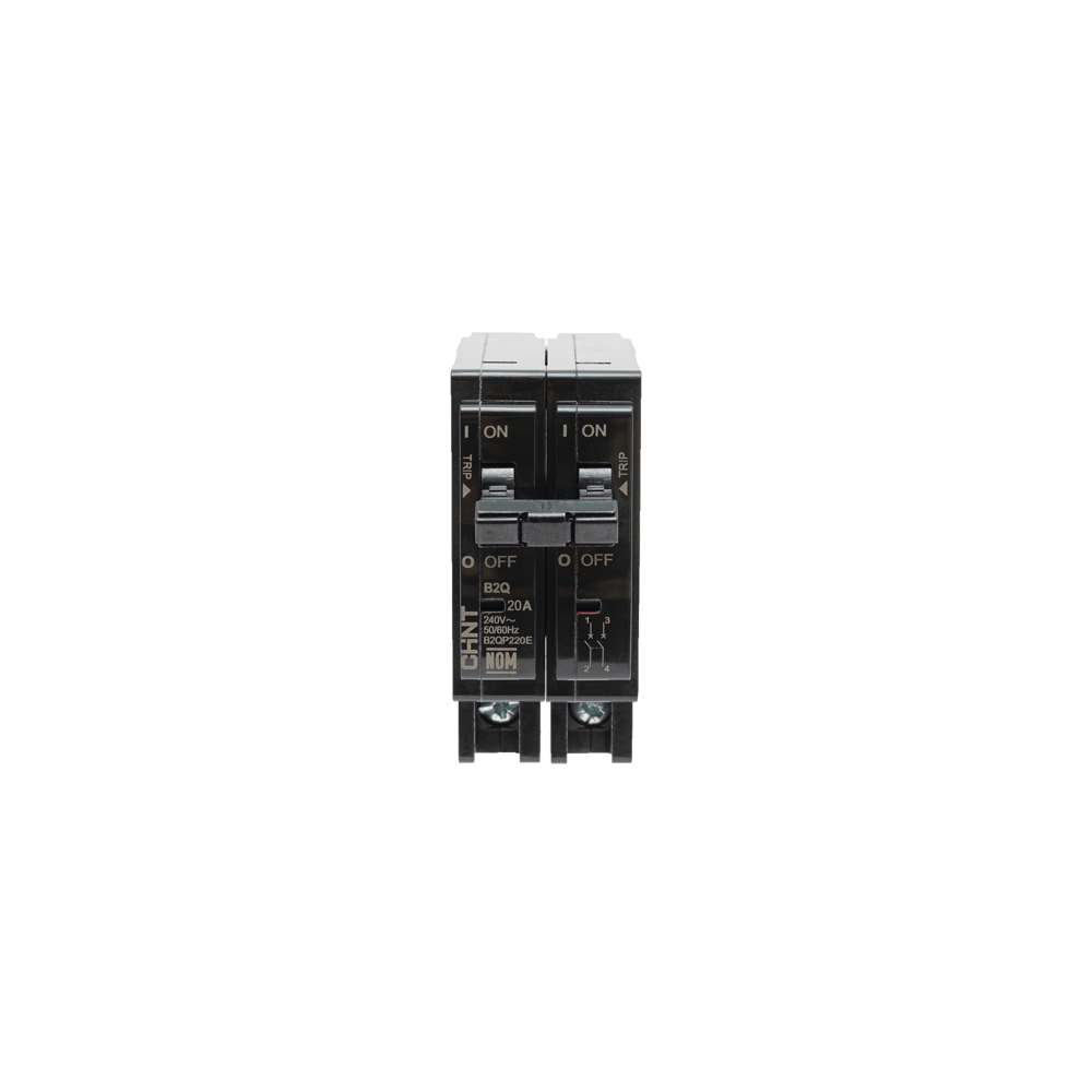 Interruptor Termomagnético Enchufable, Serie: B2Q, 2P, 30A, 240V (SKU: