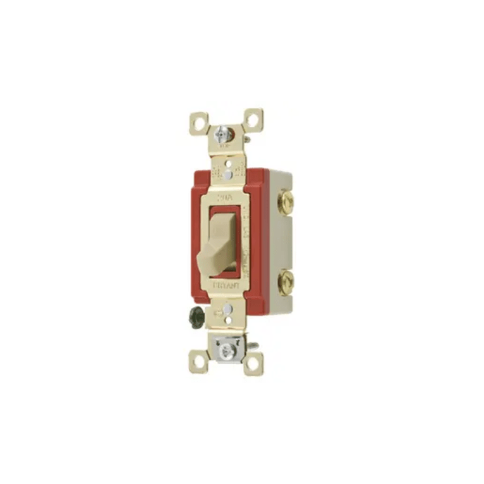 Interruptor de Palanca 20 A 120-277 V CA/ Grado Industrial/ Color Marf