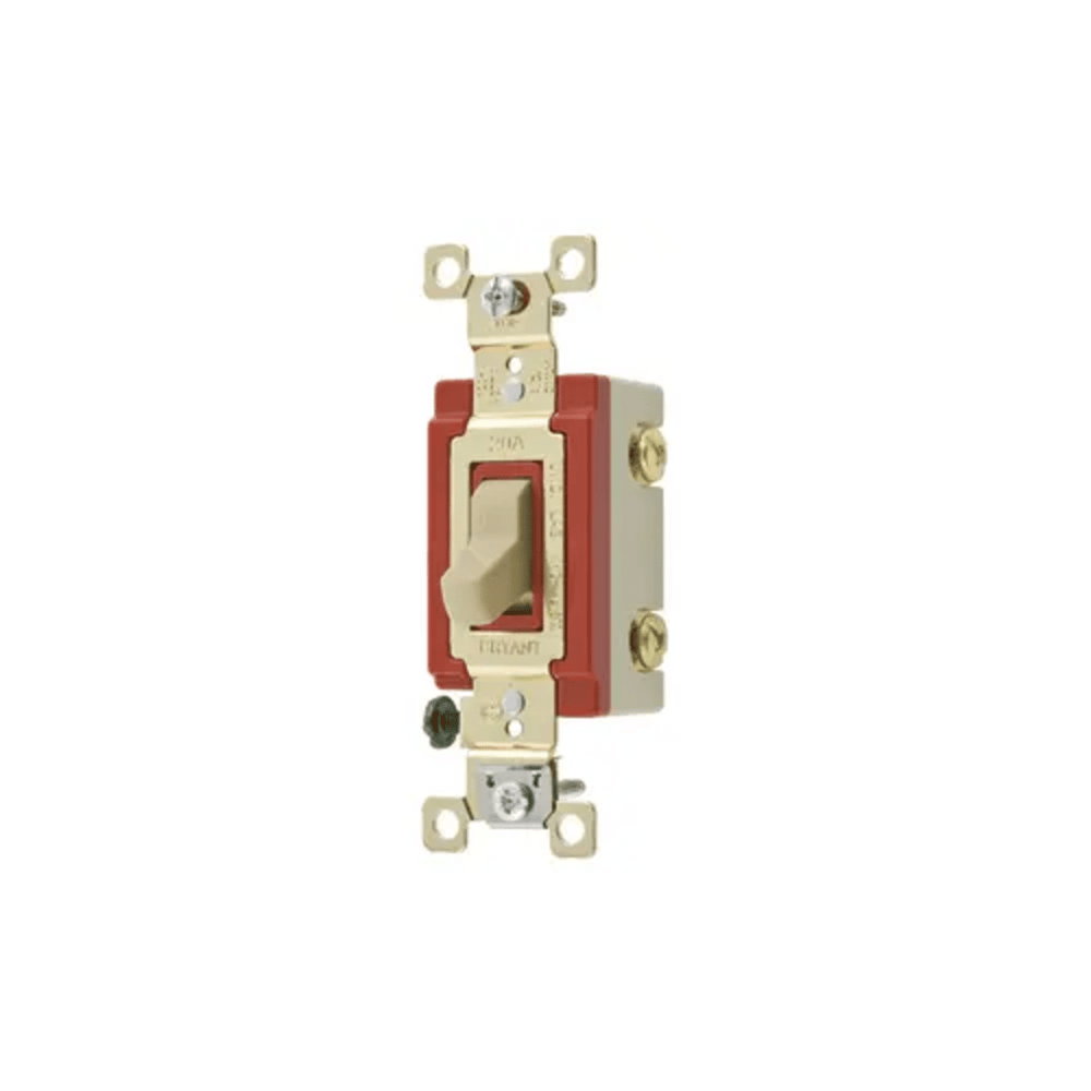 Interruptor de Palanca 20 A 120-277 V CA/ Grado Industrial/ Color Marf
