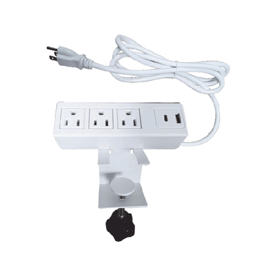 Tomacorriente para Escritorio / Cuenta con Bracket Ajustable a Diferen