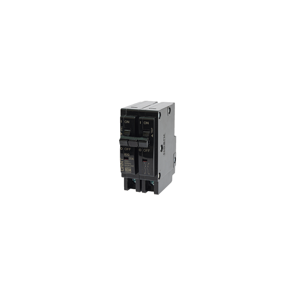 Interruptor Termomagnético Enchufable, Serie: B2Q, 2P, 20A, 240V (SKU: