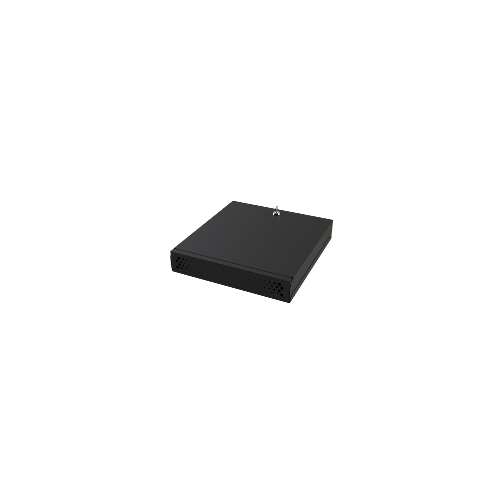 Gabinete Metálico de Seguridad para DVR/NVR, Ancho 396 mm x 78 mm de A