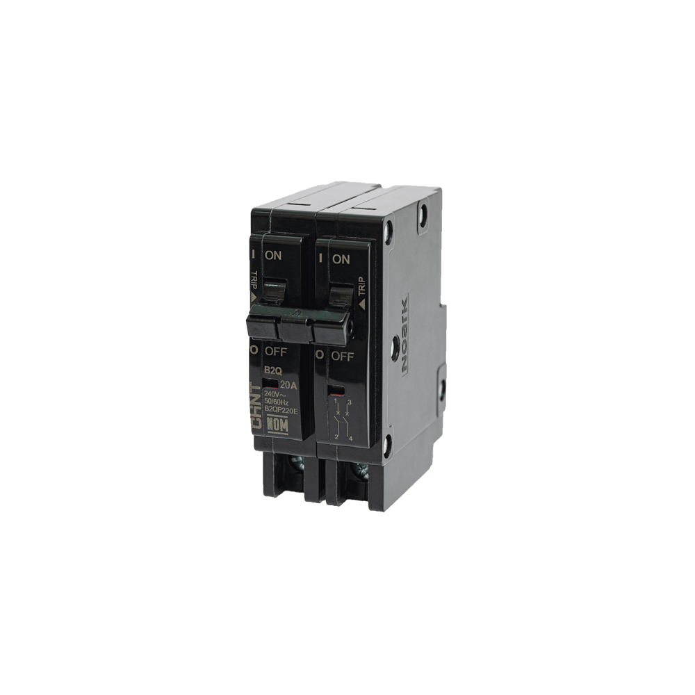 MCB - Interruptor Termomagnético Enchufable, Serie: B2Q, 2P, 50A, 240V