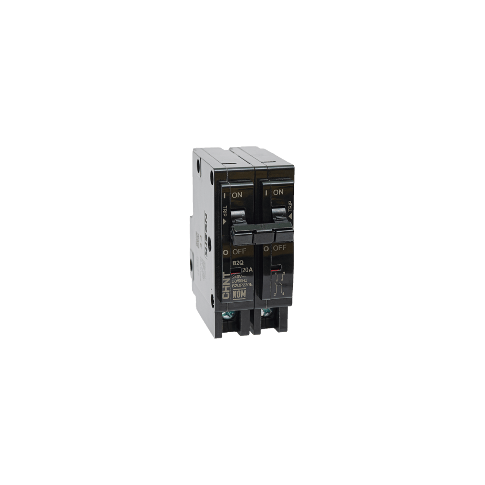 MCB - Interruptor Termomagnético Enchufable, Serie: B2Q, 2P, 50A, 240V