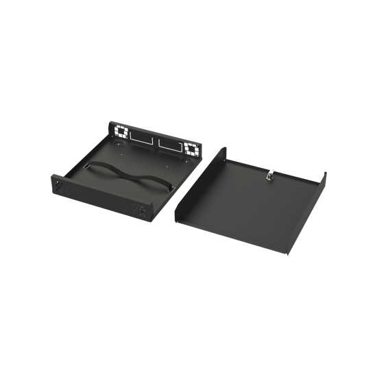 Gabinete Metálico de Seguridad para DVR/NVR, Ancho 396 mm x 78 mm de A