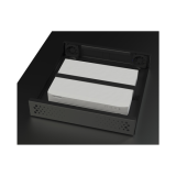 Gabinete Metálico de Seguridad para DVR/NVR, Ancho 396 mm x 78 mm de A