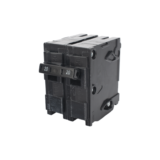 Interruptor automático enchufable tipo QP 2 polos, 20 amp