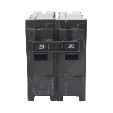 Interruptor automático enchufable tipo QP 2 polos, 20 amp