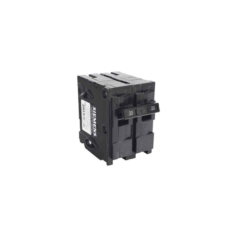 Interruptor automático enchufable tipo QP 2 polos, 20 amp
