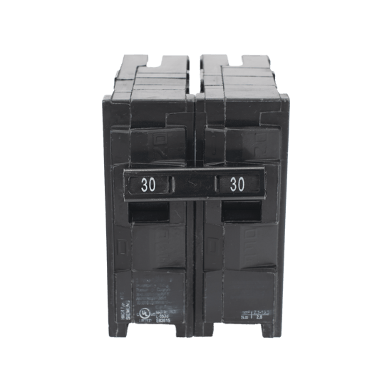 Interruptor automático enchufable tipo QP 2 polos, 30 amp