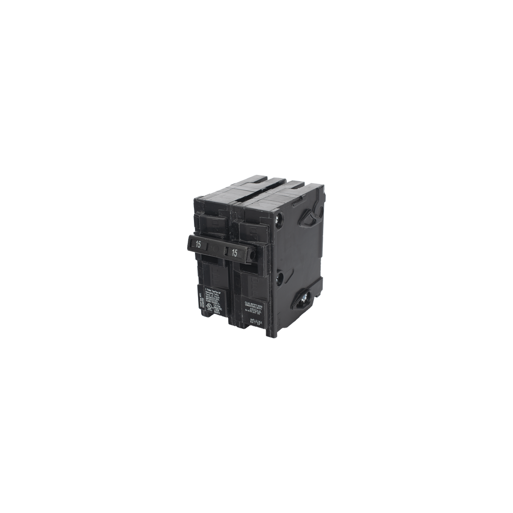 Interruptor automático enchufable tipo QP 2 polos, 15 amp