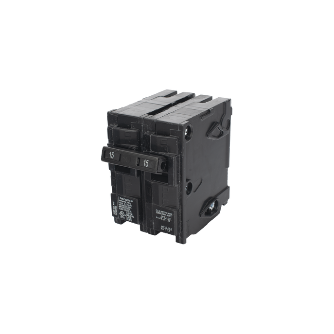 Interruptor automático enchufable tipo QP 2 polos, 15 amp