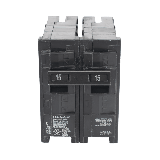 Interruptor automático enchufable tipo QP 2 polos, 15 amp